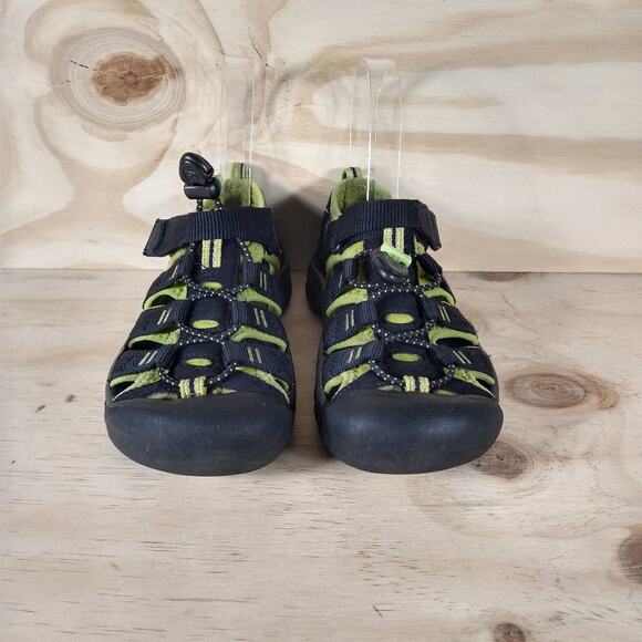 Keen - Newport H2 - Sandals Clogs - Black/Green -Kids Little Unisex - 1 -1009965 - Picture 2 of 9